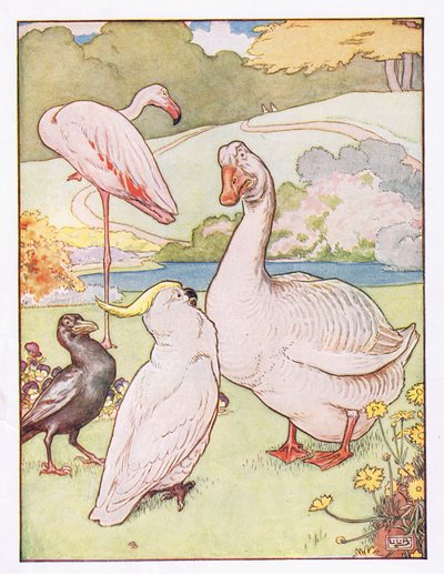 Und der Ganter verstand sie nicht, Illustration aus 